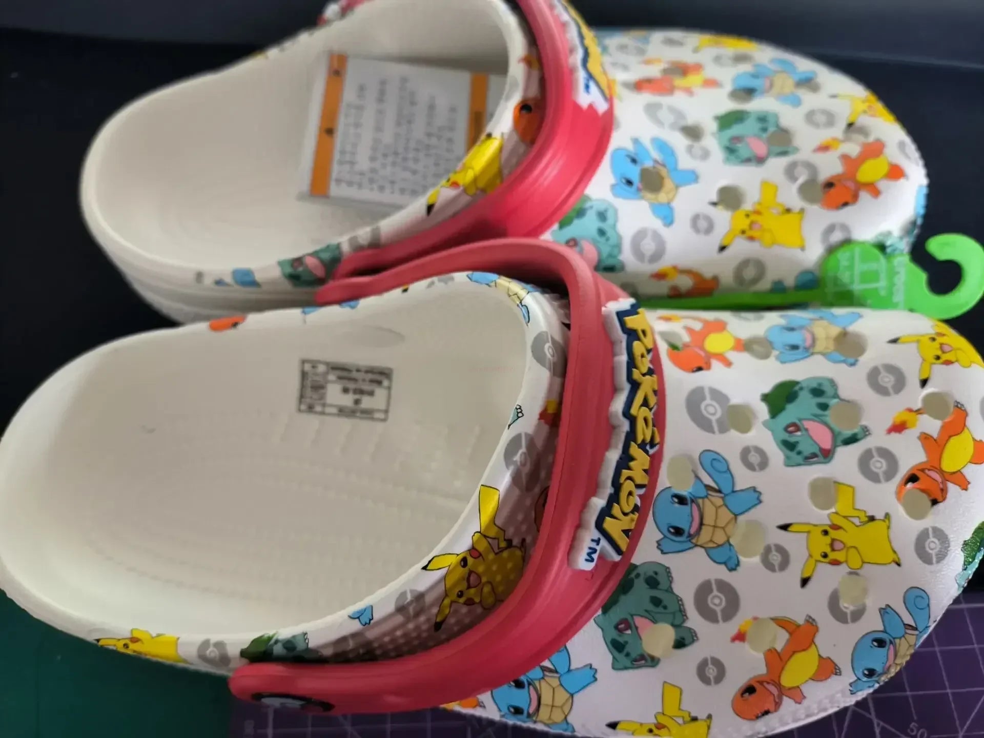 Anime Hole Sandals – Pikachu, Squirtle, Charmander Kawaii EVA Beach Slippers