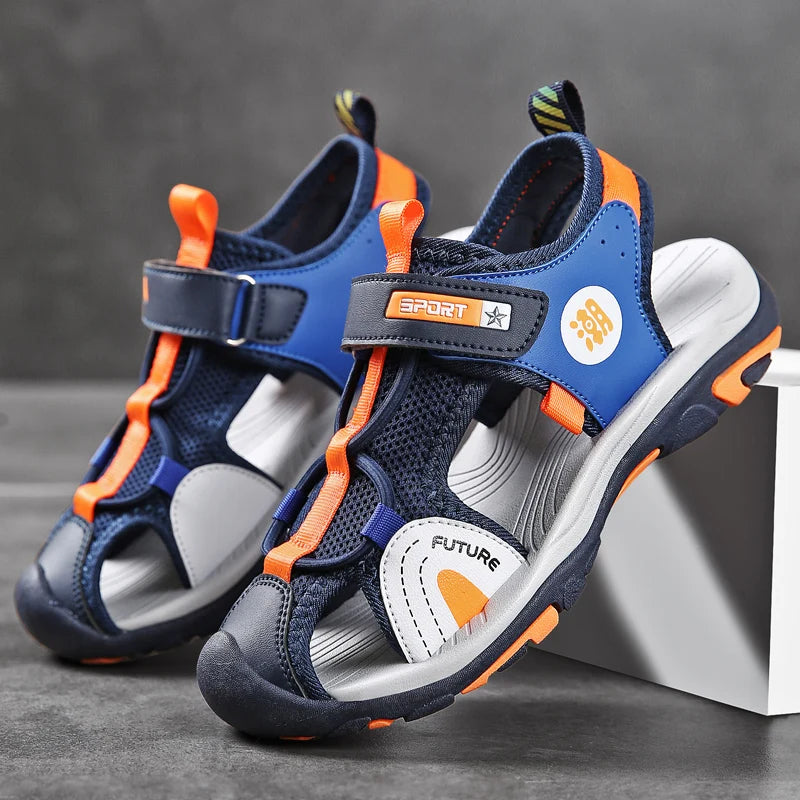 Kids Summer Sandals – Breathable, Non-Slip, Closed-Toe for Boys & Girls