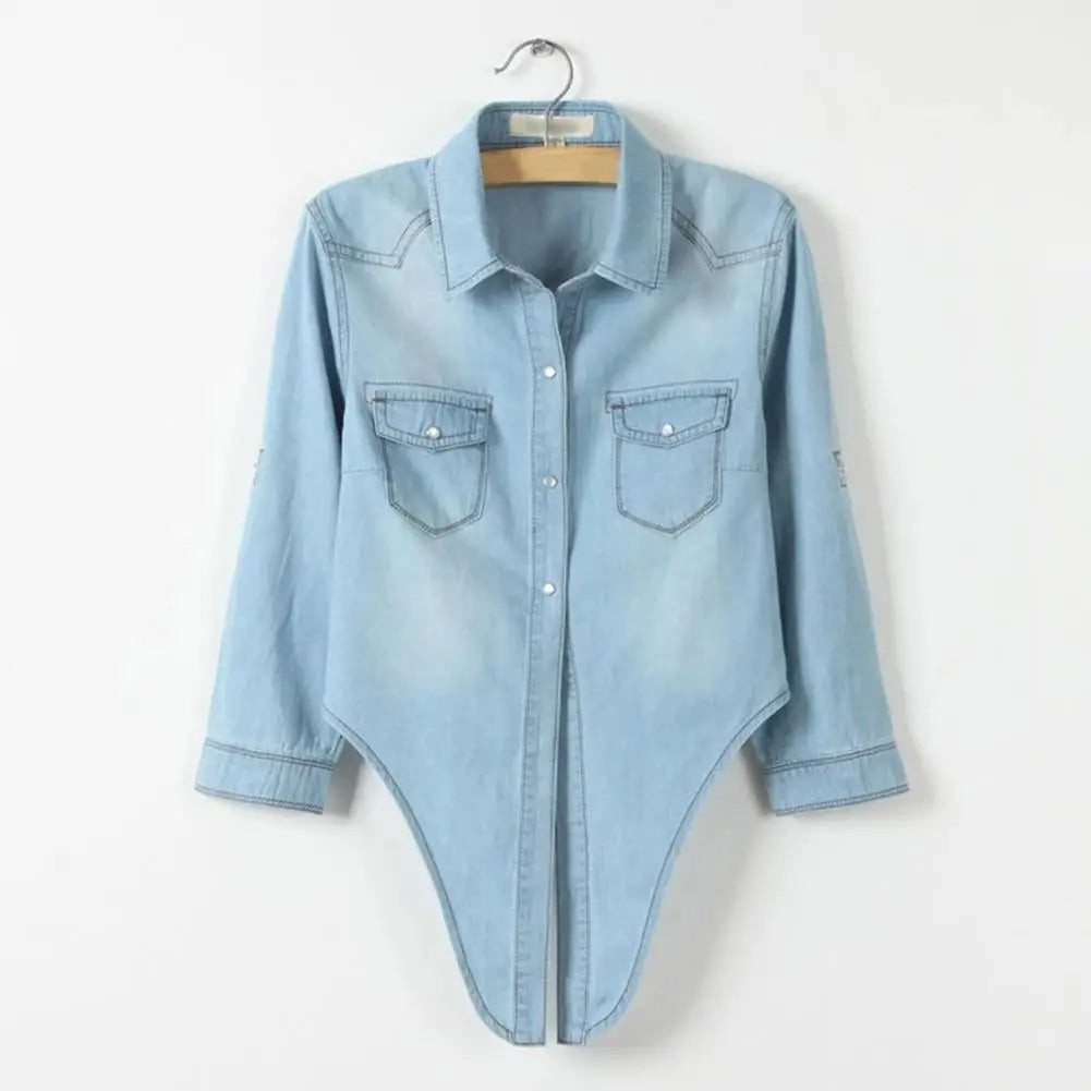 Tie Knot Denim Jacket, Cropped Length, Single-Breasted, Lace-Up Blue Jeans Cardigan.