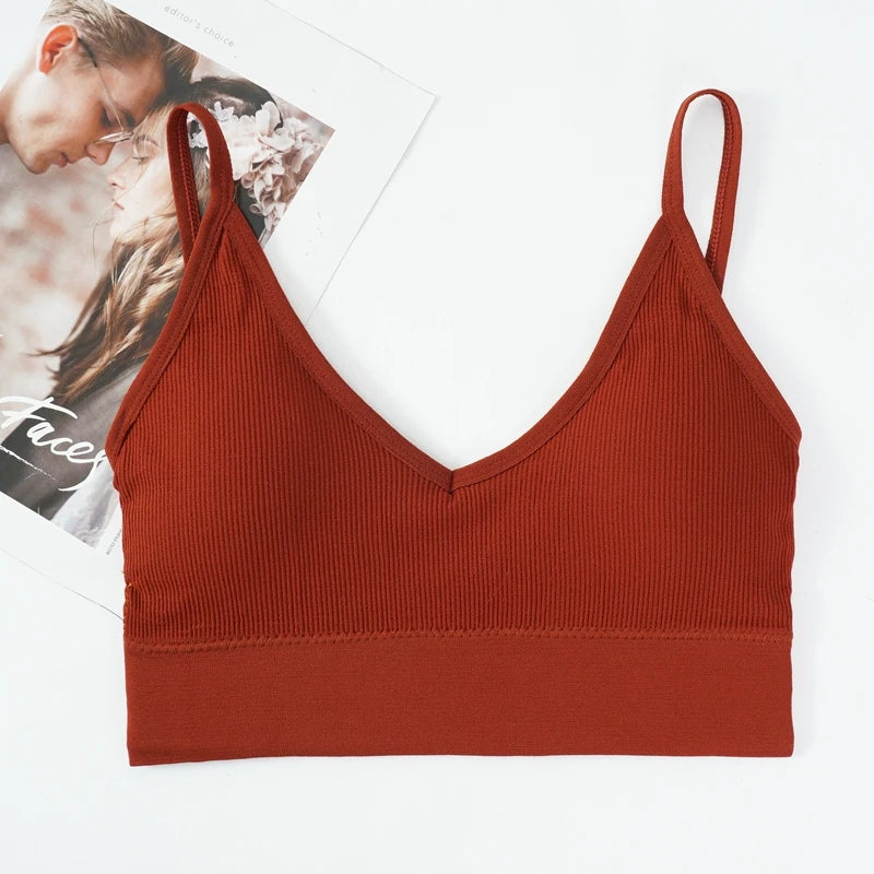 Sexy Seamless U-Back Bra – Wireless Push-Up Bralette for Women