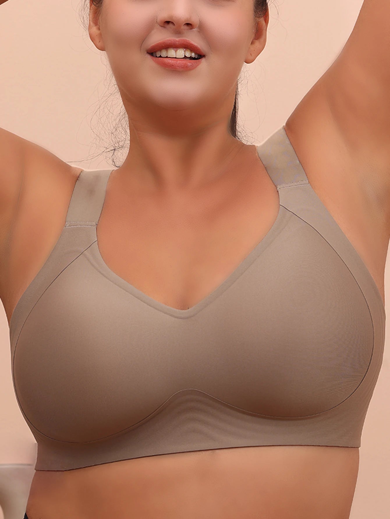 6XL Plus-Size Sleeping Bra – No Steel, Anti-Sagging, Yoga Vest Bra