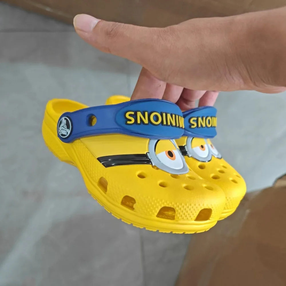 Minions EVA Sandals – Kawaii Kids' Beach Shoes