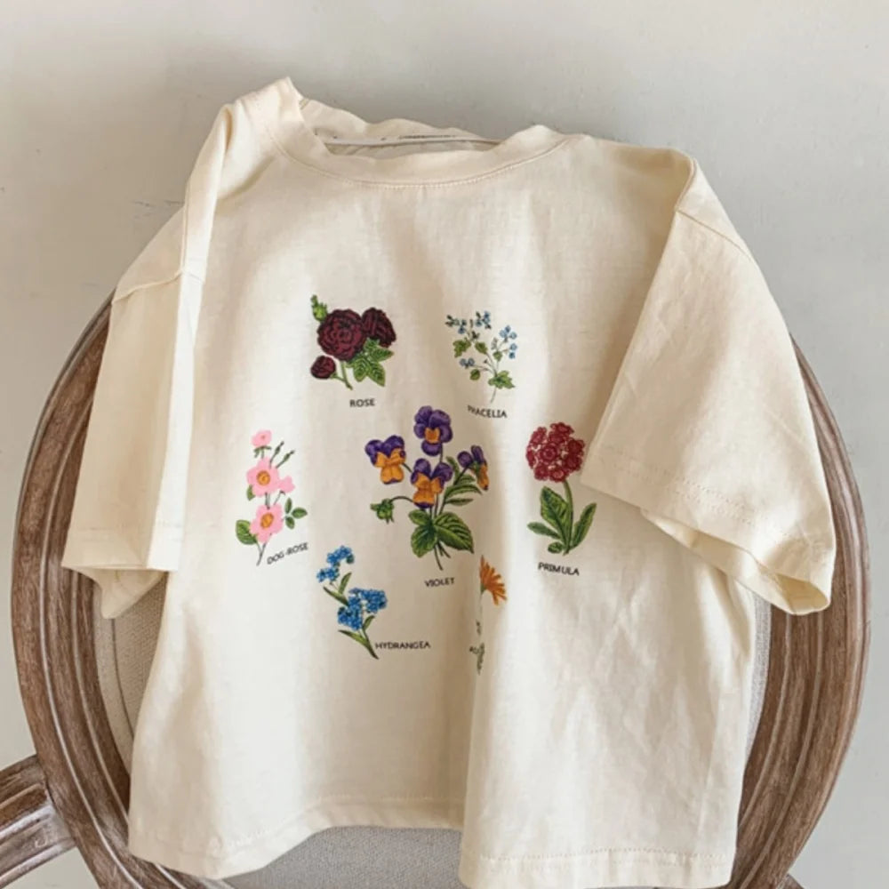 Kids’ Summer T-Shirt – Cute Printed Short Sleeve Top for Boys & Girls