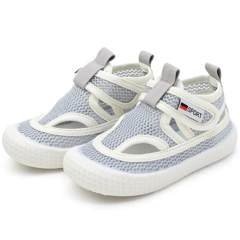 Kids Sandals – Fashionable Breathable Cut-out Shoes, Soft & Toe-Capped (Size 21-30)