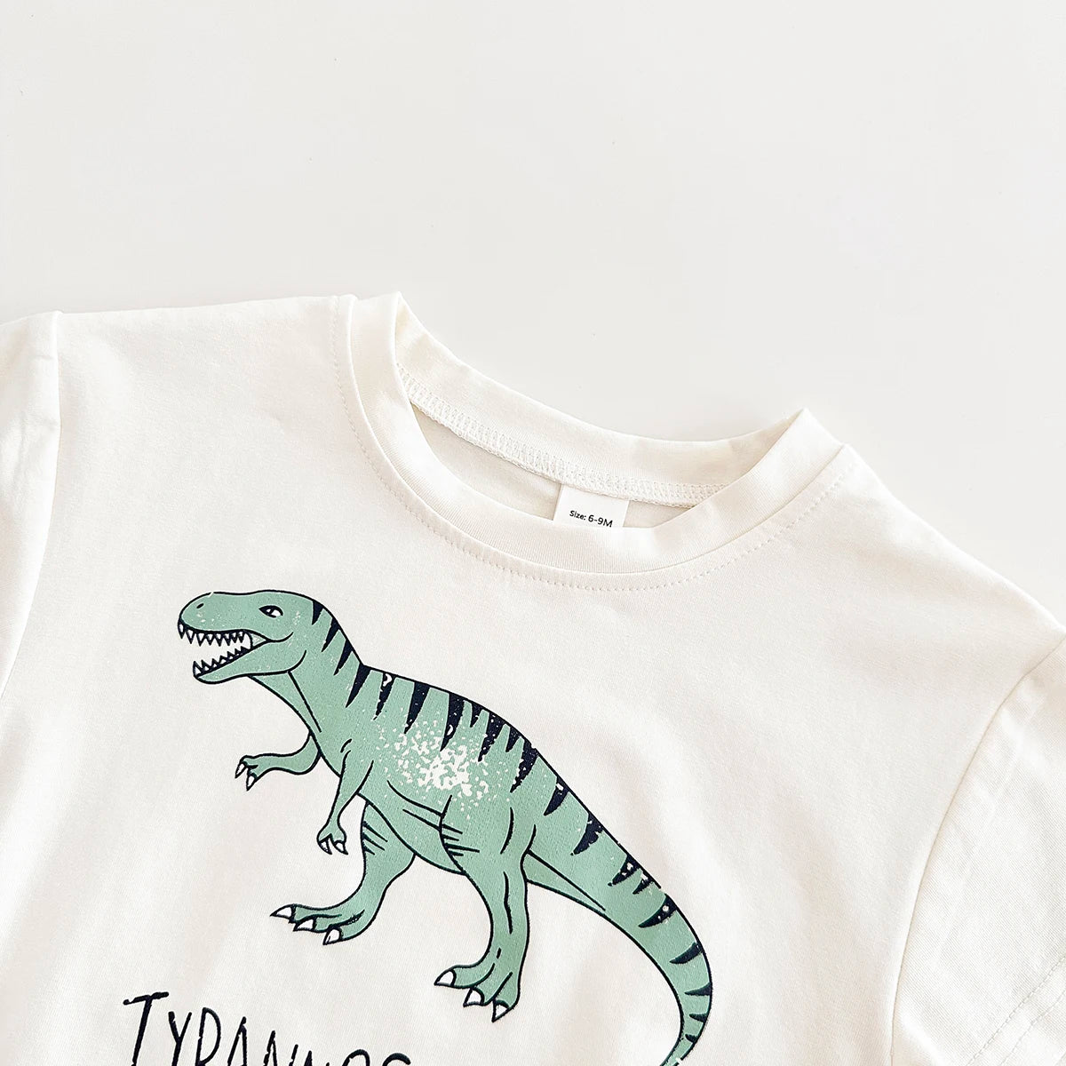 Summer Baby Romper: Cotton Dinosaur Print Bodysuit for 0–18M Boys & Girls
