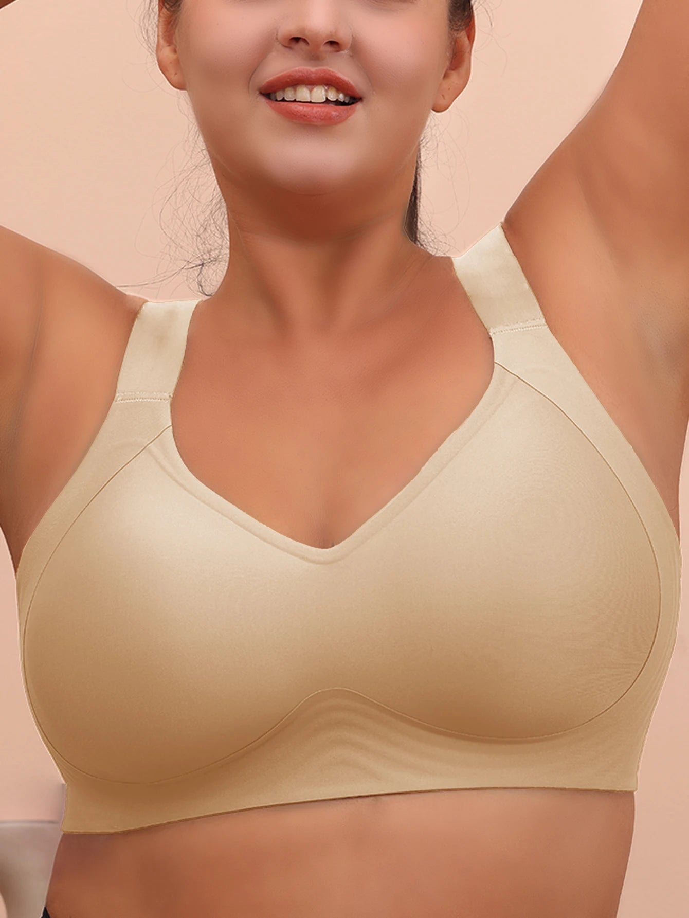 6XL Plus-Size Sleeping Bra – No Steel, Anti-Sagging, Yoga Vest Bra
