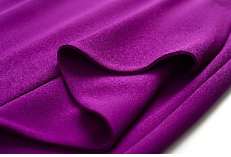 Summer Purple Fish Tail Long Dress – Elegant, Close-Waist Evening Gown