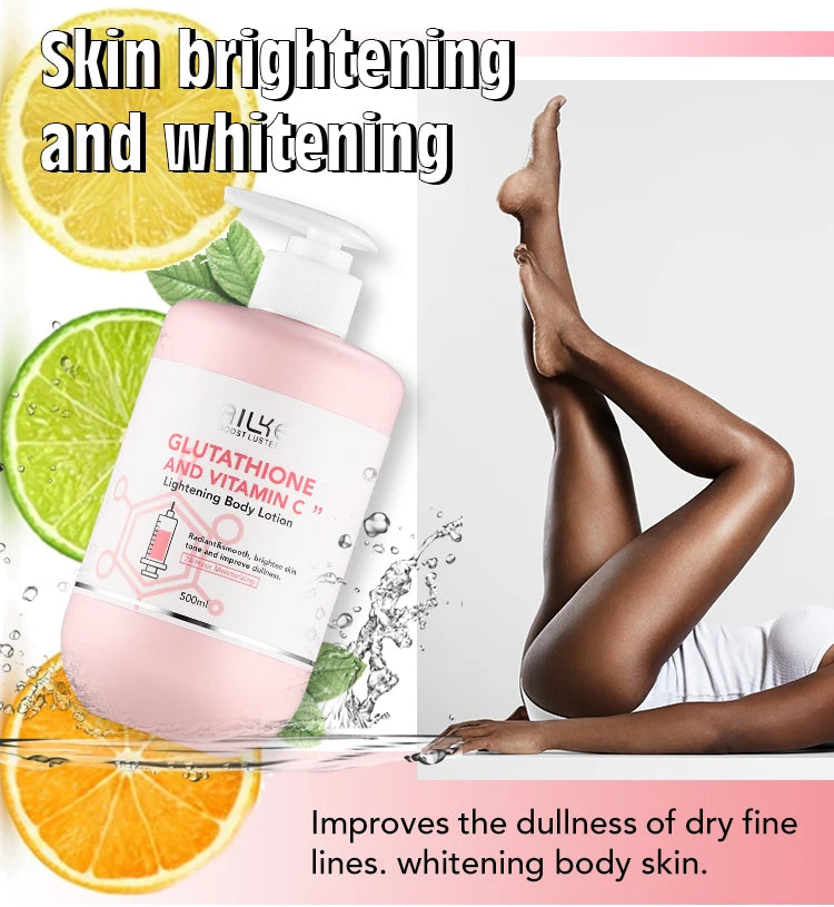 AILKE Black Spot Remover: Moisturizing lotion with Glutathione & Vitamin C for brighter skin.