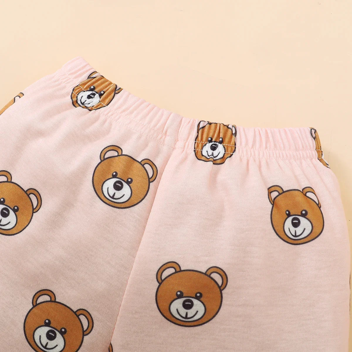 0-3 Years Pajama Set: Cartoon Top & Shorts for Baby Boys & Girls (Summer)