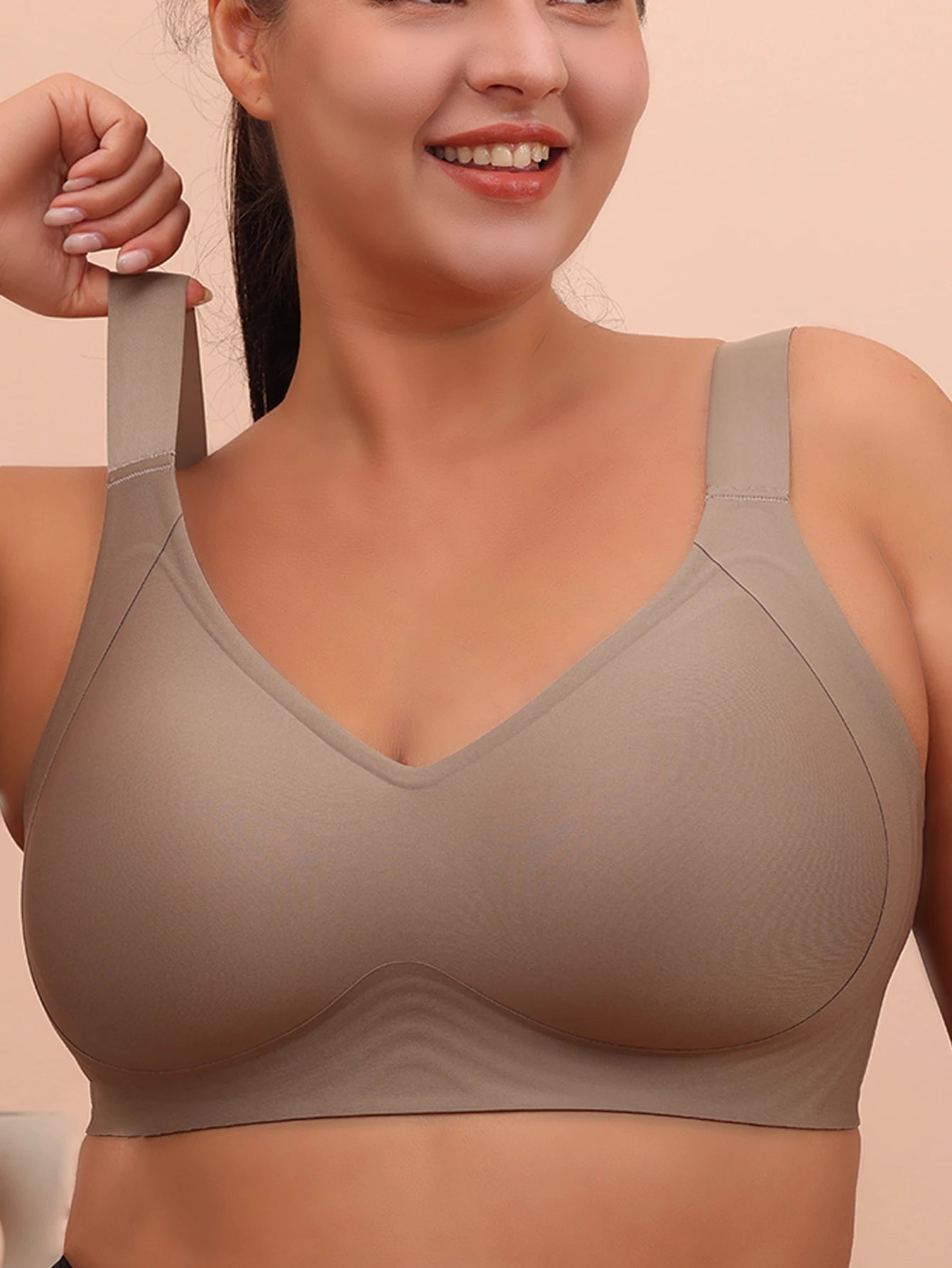 6XL Plus-Size Sleeping Bra – No Steel, Anti-Sagging, Yoga Vest Bra