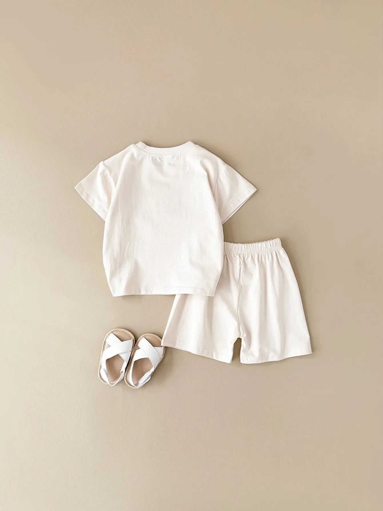 2PCS Baby Outfit Set: Infant Top & Bottom for Boys & Girls (Casual Sportswear)