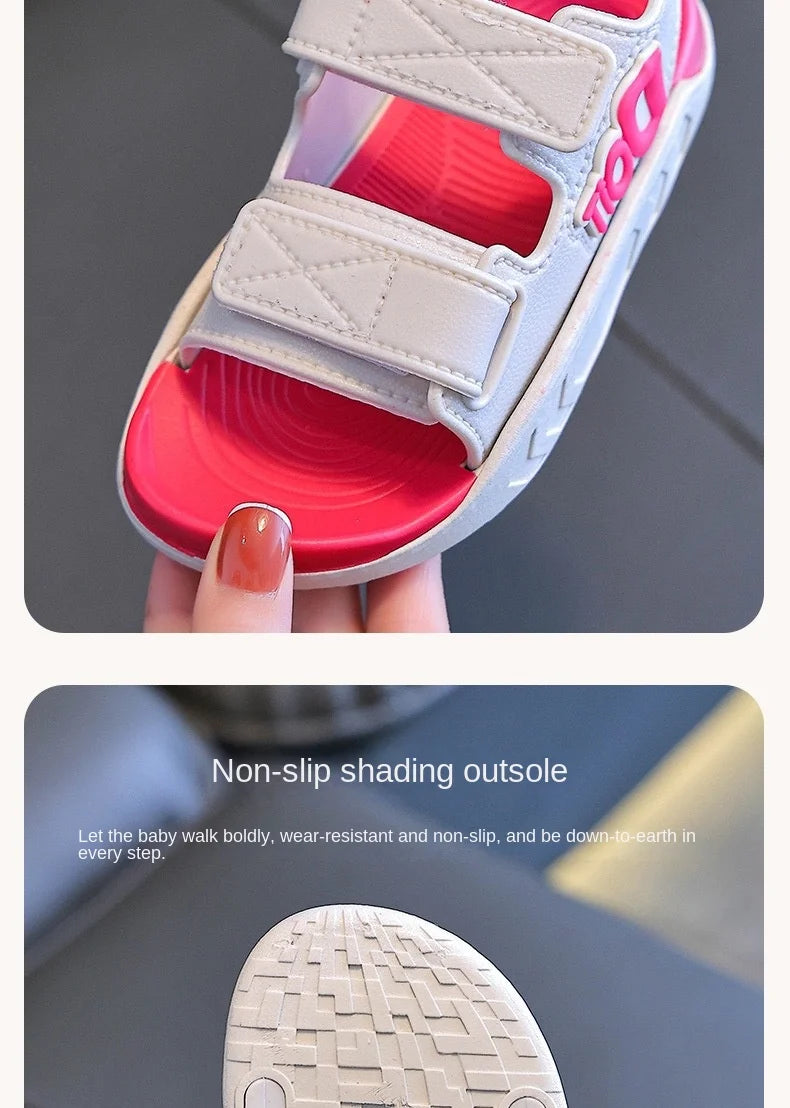 Kids' Summer Sandals – Lightweight, Breathable Open-Toe Beach Shoes