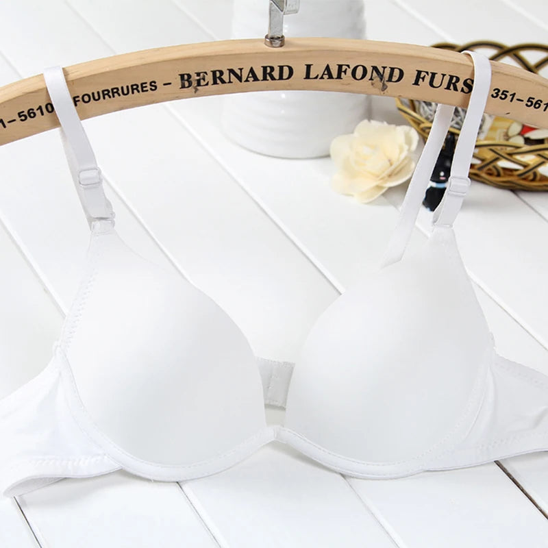 Women’s Double Push-Up Bra – Sexy, Silicone, Gathered, Boosts Small Busts.