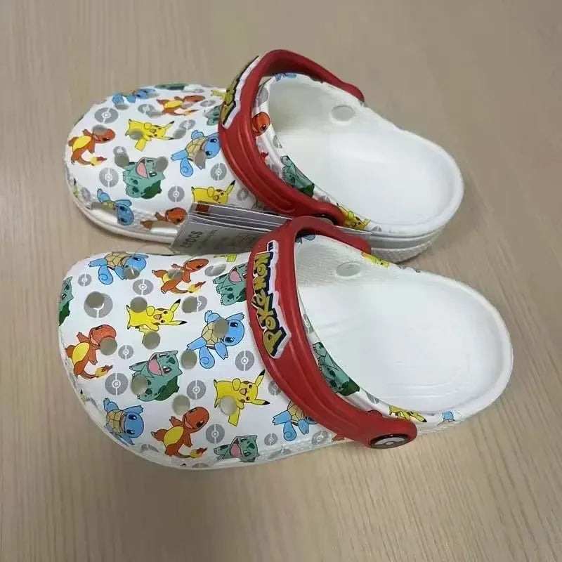 Anime Hole Sandals – Pikachu, Squirtle, Charmander Kawaii EVA Beach Slippers