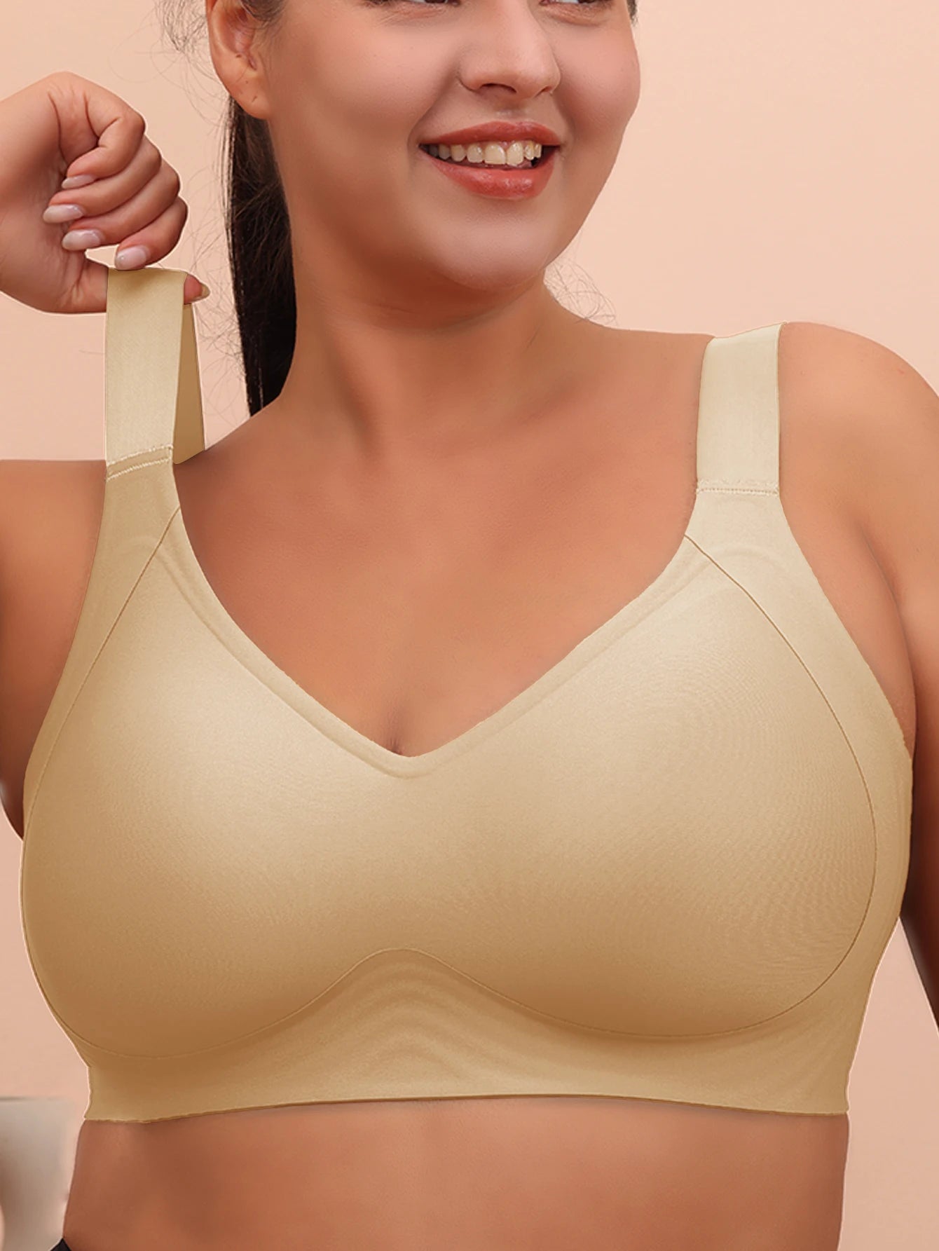 6XL Plus-Size Sleeping Bra – No Steel, Anti-Sagging, Yoga Vest Bra