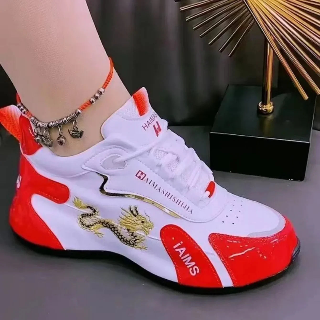 Women's Designer Sneakers – Waterproof, Lightweight, Non-Slip Platform Shoes
