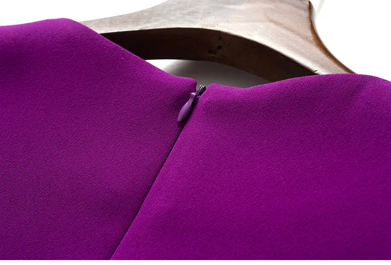 Summer Purple Fish Tail Long Dress – Elegant, Close-Waist Evening Gown