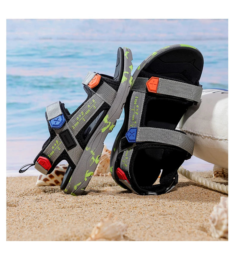 Kids' Beach Sandals – Non-Slip, Soft Bottom, Breathable & Lightweight Shoes