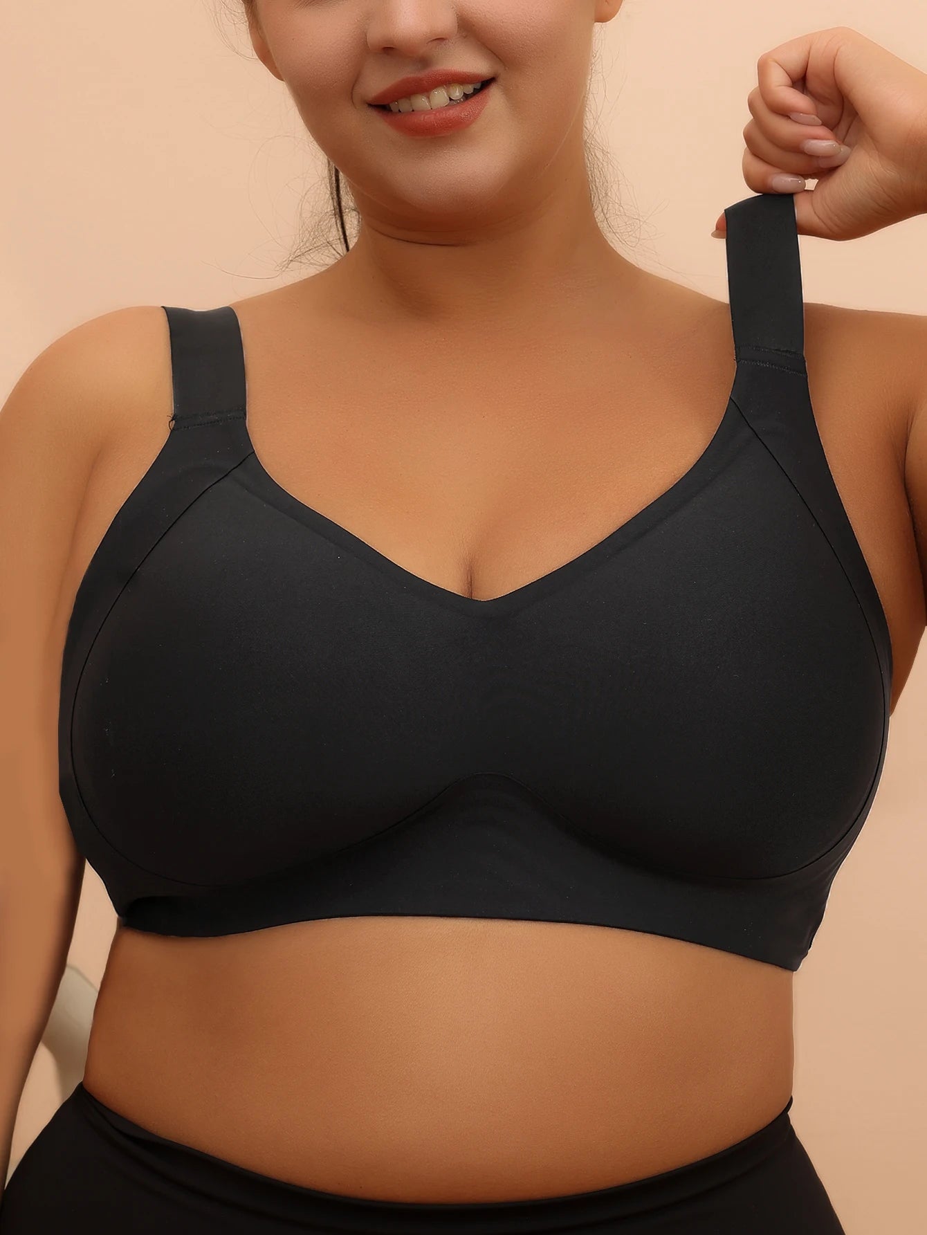 6XL Plus-Size Sleeping Bra – No Steel, Anti-Sagging, Yoga Vest Bra