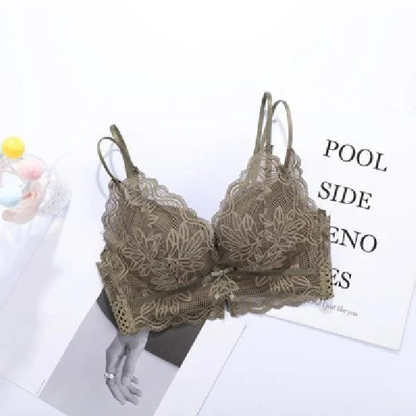 Deep V Push-Up Bra – Ultra Thickened, Adjustable, Sexy Lingerie for Small Chest