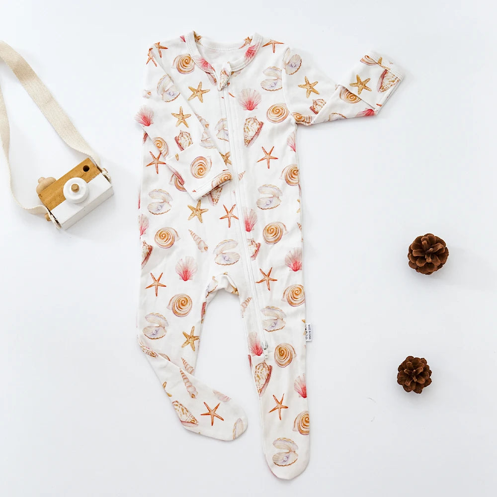 Kangobaby #My Soft Life# Baby Bodysuit: Long Sleeve Romper for Newborns & Infants