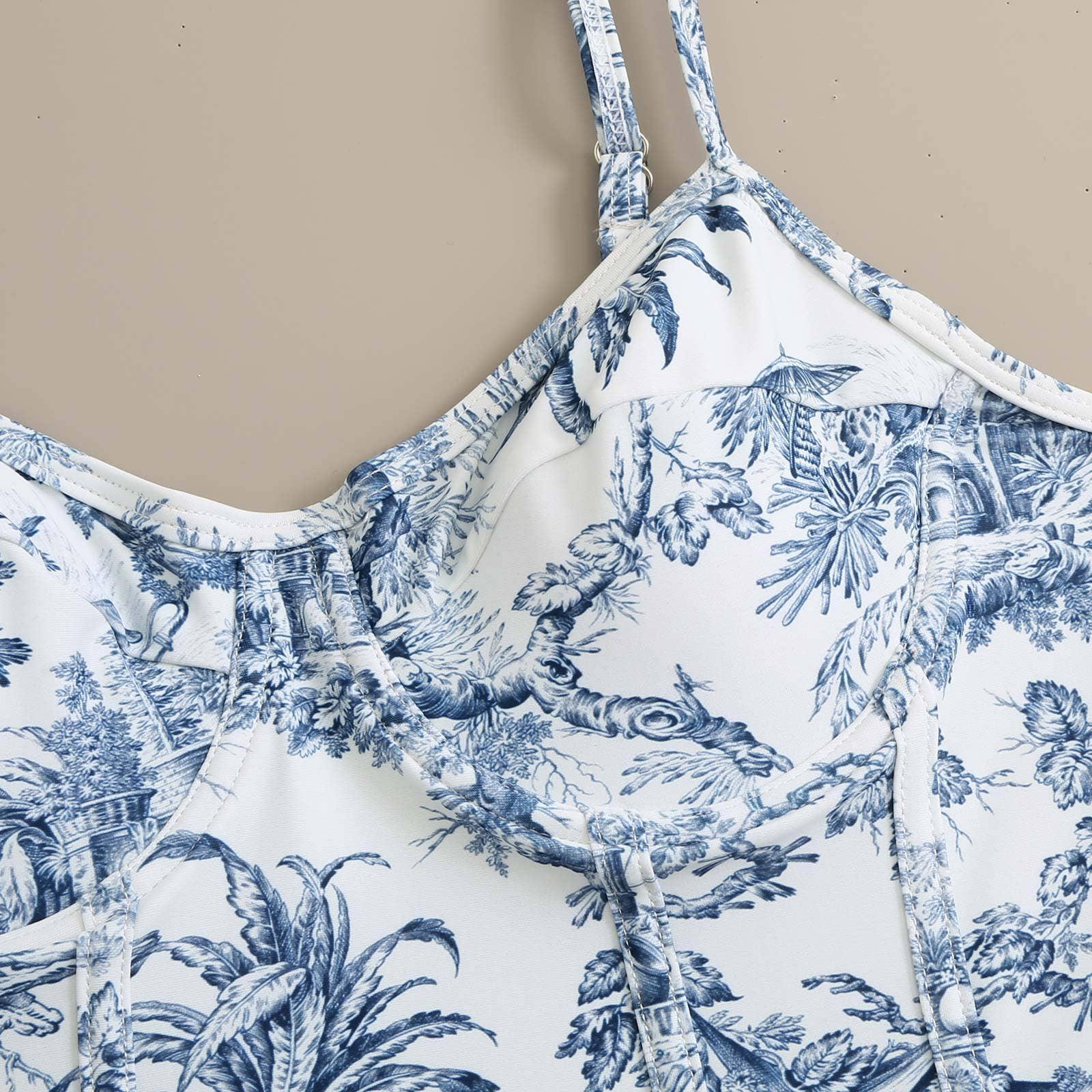 Open Back One Piece Swimsuit with Cover Up Y80 - SWEETKAMA